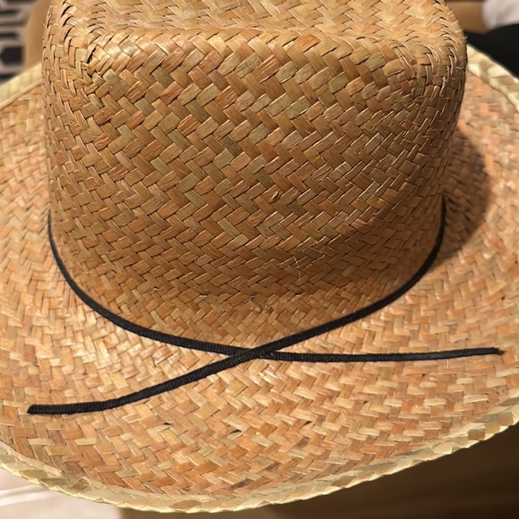 ⚜️GUC western cowboy straw hat approximately 7”x8 1/2” - does have some stretch - Picture 3 of 6